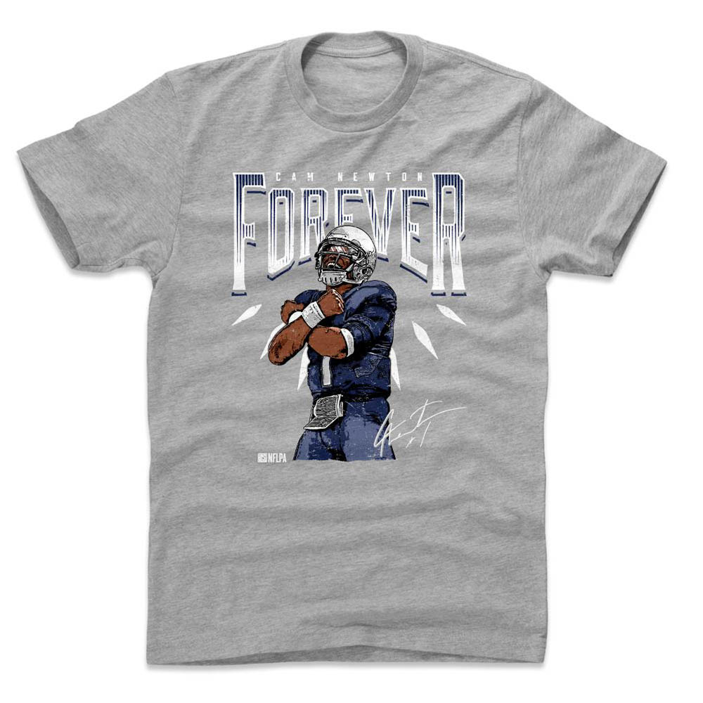 Tシャツ カットソー 返品 交換対象商品 Tシャツ ペイトリオッツ Nfl キャム ニュートン ヘザーグレー 500level T Shirt Forever Shoxruxtj Com