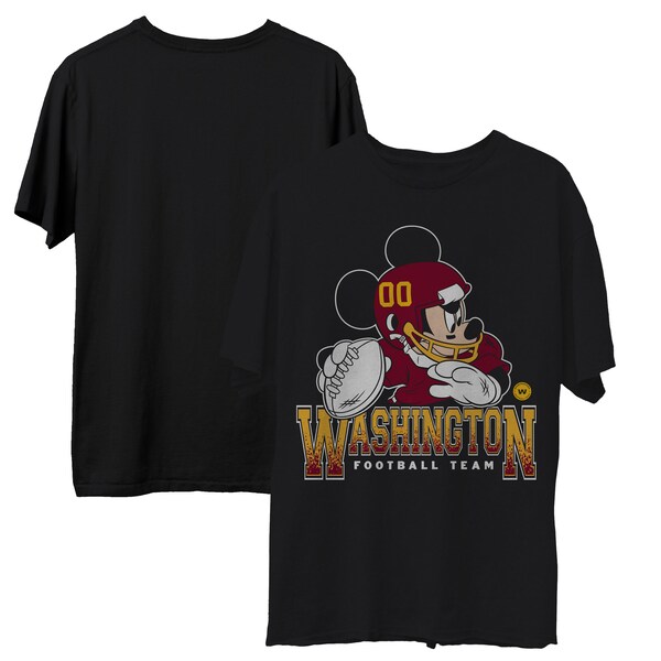 超特価sale開催 Nfl Tシャツ ワシントン フットボールチーム ディズニー ミッキーマウス Disney Mickey Qb Junk Food ブラック Nfl mic23