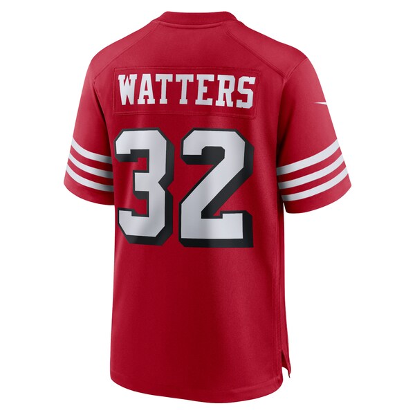 Nfl リッキー ワターズ 49ers ユニフォーム 75周年記念 オルタネート 引退選手 Game ジャージ ナイキ Nike スカーレット Alittlepeaceofmind Co Uk