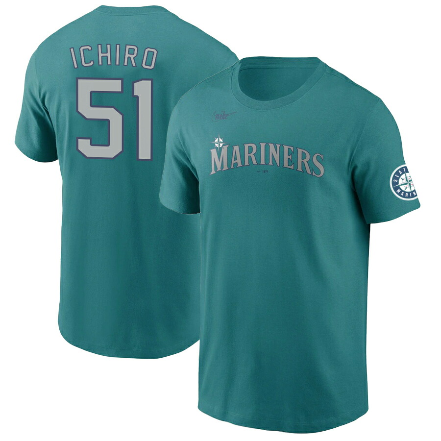 【レア】イチロー　マーリンズTシャツ MLB マーリンズ イチロー Tシャツ SGA ホワイト レアアイテム