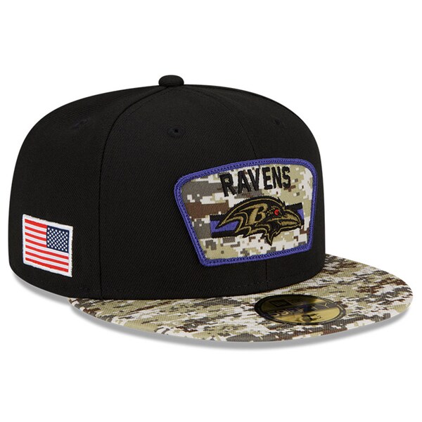 Nfl キャップ レイブンズ 21 サルートトゥサービス Salute To Service 59fifty Fitted ニューエラ New Era Lojascarrossel Com Br