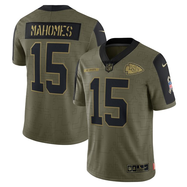 NFL ユニフォーム チーフス パトリック・マホームズ 2021 サルートトゥサービス Salute To Service ジャージ ナイキ Nike 21STSA