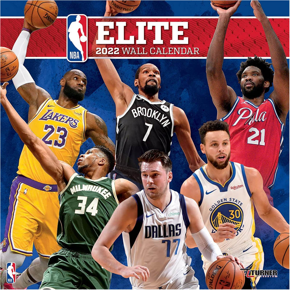 Nba 暦 2022年算 12x12 エリートレコードプレイヤー 模様 Calendar Turner Blackfishmarine Com