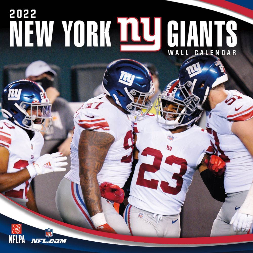 Nfl カレンダー 2022年 ジャイアンツ 12x12 Team 壁掛け Calendar Turner Fitzfishponds Com