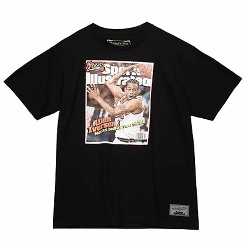 Mitchell & Ness アレン・アイバーソン SLAM Tシャツ XL Mitchell & Ness Trading Card Tee - Allen Iverson BLACK