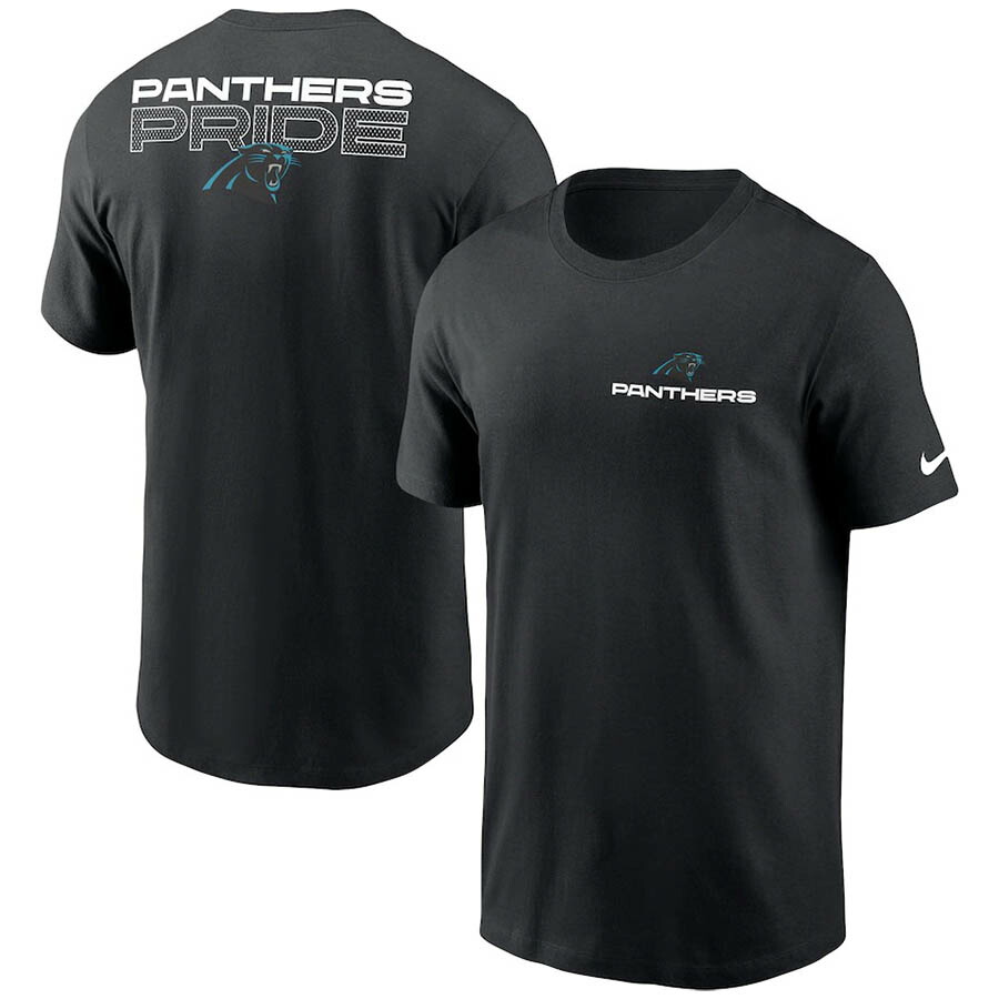 NFL パンサーズ Tシャツ ローカル フレーズ スローガン Tee ナイキ/Nike ブラック