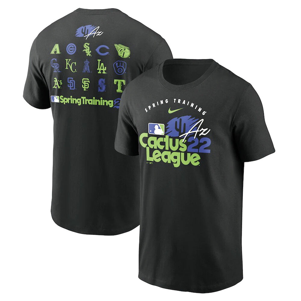 MLB カクタスリーグ Tシャツ 2022 スプリングトレーニング Cactus League Spring Training Tee ナイキ/Nike ブラック