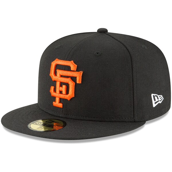MLB サンフランシスコ・ジャイアンツ 帽子 クーパーズタウン Cooperstown Collection Logo 59FIFTY Fitted ニューエラ/New Era ブラック