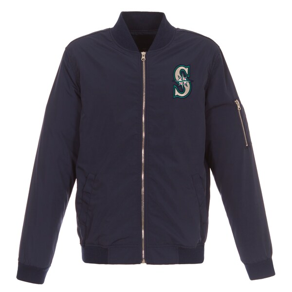 Majestic - シアトル・マリナーズ オーセンティックオンフィールドジャケット VTG 00s MLB SEATTLE MARINERS MAJESTIC SATIN DUGOUT JACKET