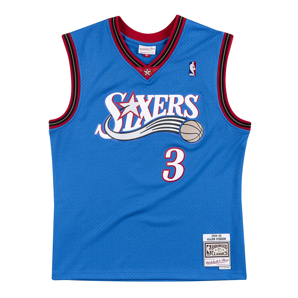 【正規品】ALLEN IVERSON 2000-01 ユニフォームジャージ Mitchell & Ness Swingman Jersey Philadelphia 76ers 2000-01