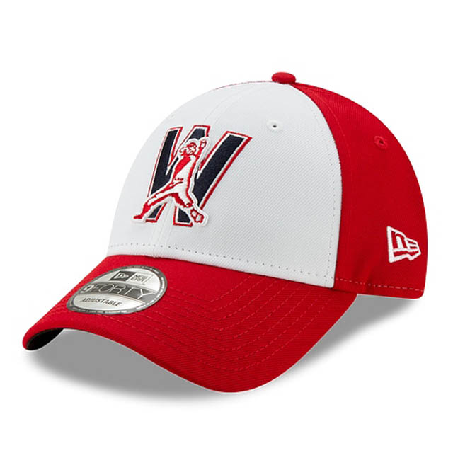 ナショナルズ キャップ MLB ニューエラ 9FORTY リーグ アジャスタブル New Era オルタネイト4 (ホワイト/レッド)｜MLB.NBAグッズショップ　SELECTION