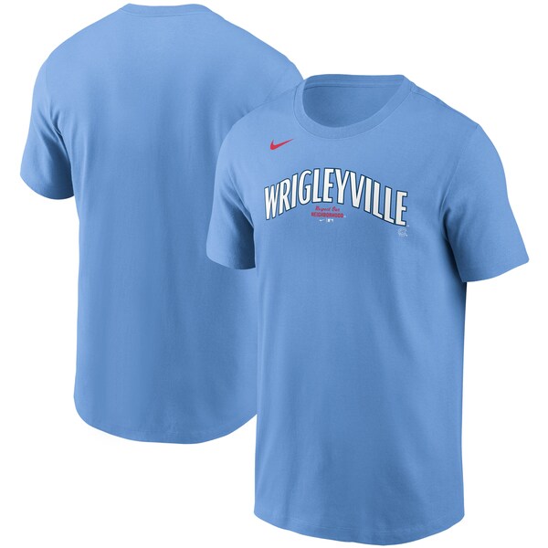 MLB カブス Tシャツ Team シティーコネクト City Connect Wordmark T-Shirt ナイキ/Nike ライトブルー|MLB.NBAグッズショップ SELECTION