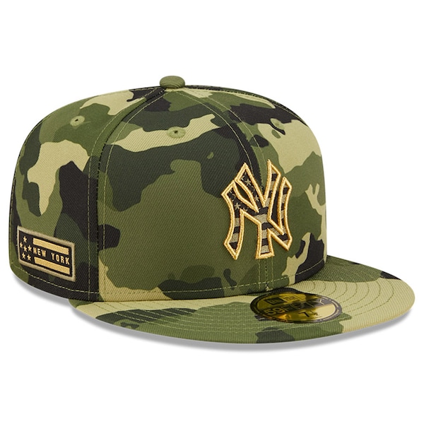 MLB ヤンキース 旗がしら 2022 アームドフォースデー Armed Forces Day On-Field 59FIFTY Fitted ニュー内鰓/New Era 合鴨