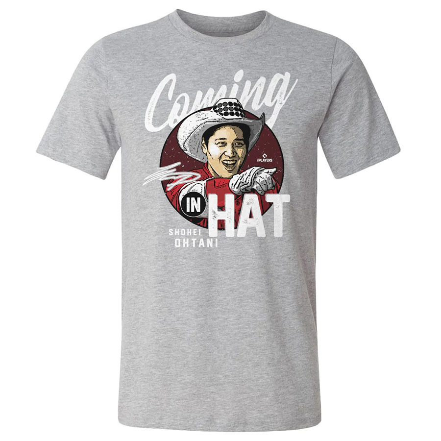 Tシャツ　大谷翔平#17(ロサンゼルス・エンゼルス) New Era オールスターゲーム2021 ホームランダービー出場記念 Tシャツ グレー XLサイズ mlb-211221apa05_2.jpg