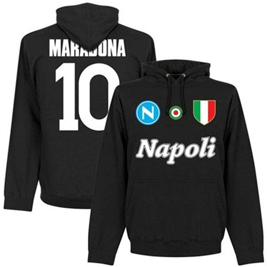 SOCCER ディエゴ・マラドーナ Napoli パーカー グラフィック フーディー サッカー AWDis ブラック|MLB.NBAグッズショップ SELECTION
