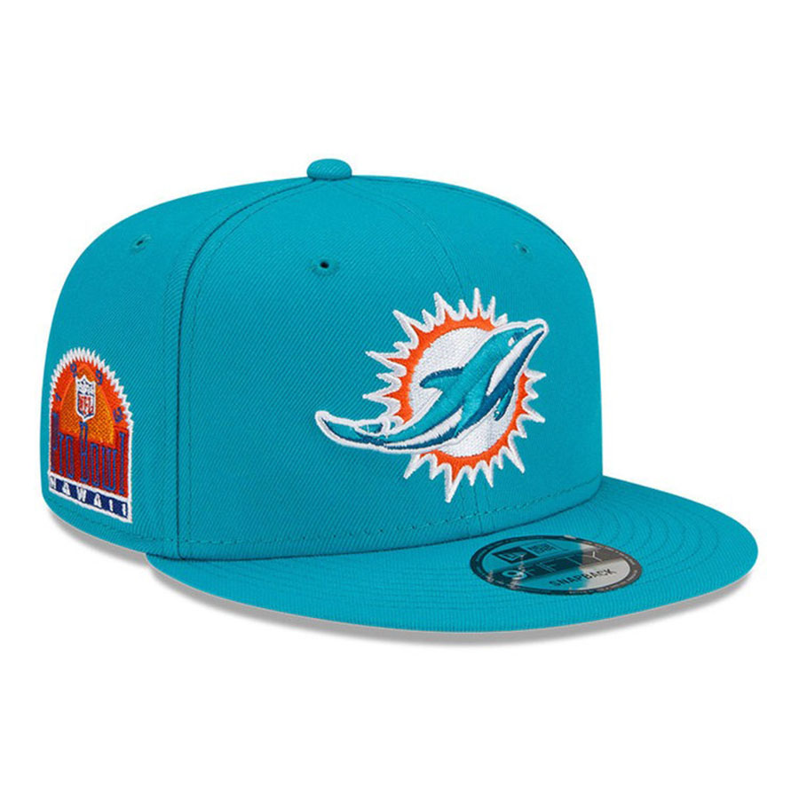 NFL キャップ（MIA DOLPHINS/ドルフィンズ）Perfect Season 50th Anniversary Side Patch  9FIFTY AQUA