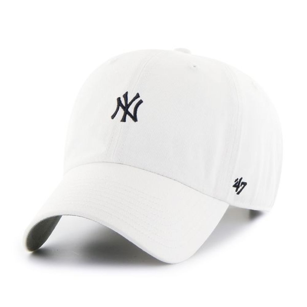 MLB ヤンキース キャップ Base Runner Clean Up Cap 47Brand ホワイト