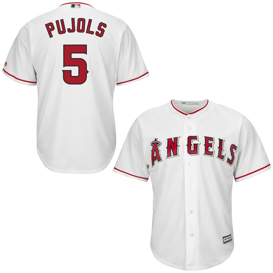 MLB アルバート・プホルス エンゼルス 制服 Cool Base Replica Player Jersey マジェスティック/Majestic 養護ホーム