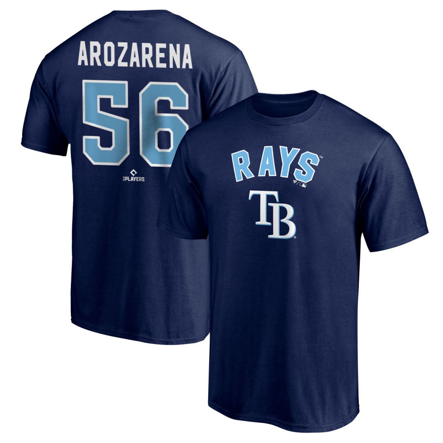 Nike Youth Tampa Bay Rays Randy Arozarena #56 Navy T-Shirt