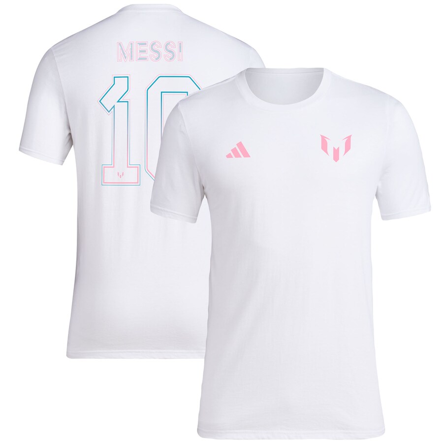 楽天市場】MESSI ICON 刺繍Tシャツ 白 リオネル・メッシ adidas