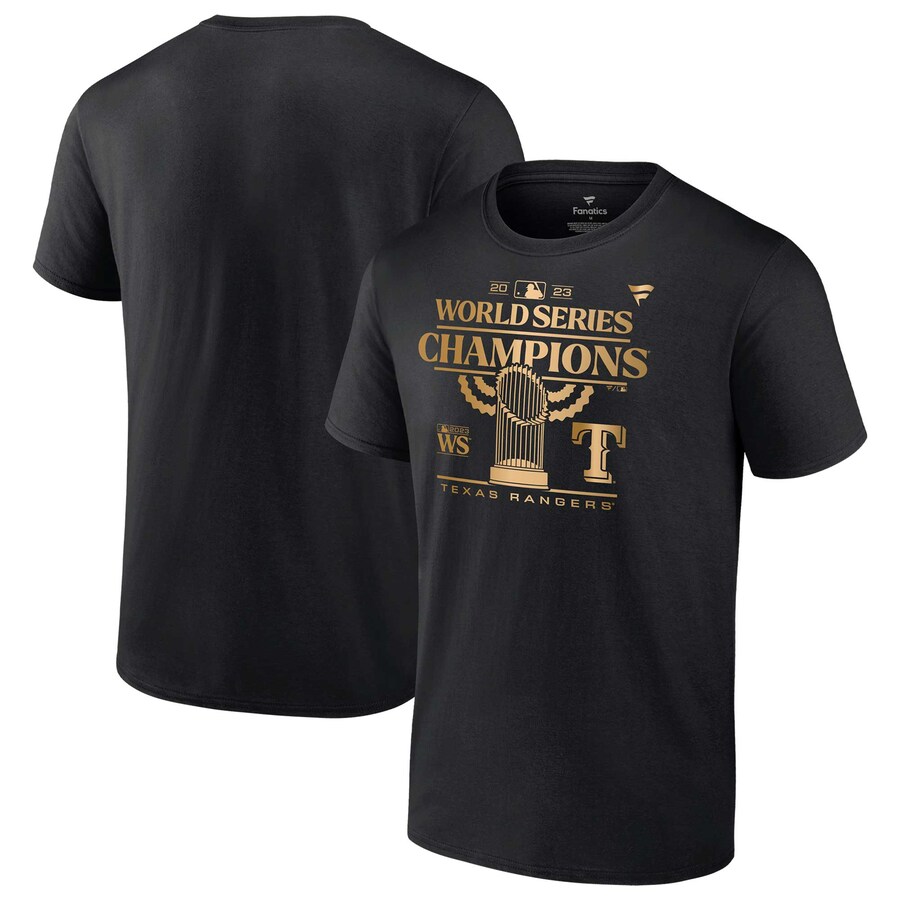 fanatic - MLB テキサス レンジャーズ  2023 ワールドシリーズ 優勝記念 Tシャツ fanatic - MLB テキサス レンジャーズ 2023 ワールドシリーズ