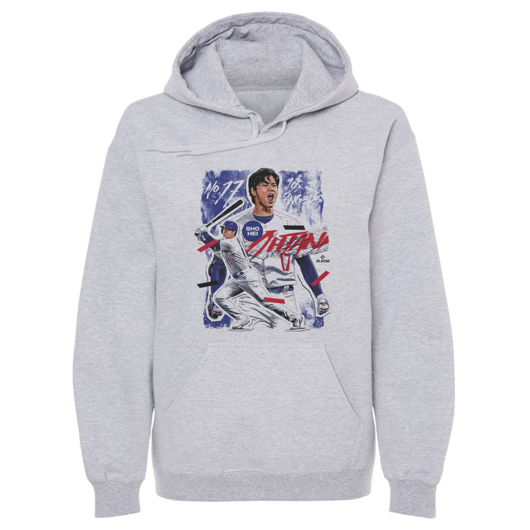 MLB 大谷翔平 ドジャース パーカー Los Angeles D Collage Hoodie 500Level グレー|MLB.NBAグッズショップ SELECTION