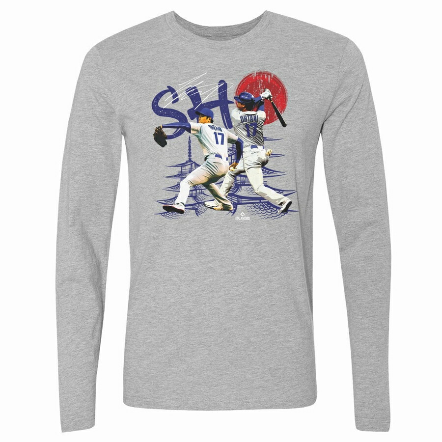 楽天市場】50/50 ドジャース 大谷翔平 長袖Tシャツ 大谷 Ohtani