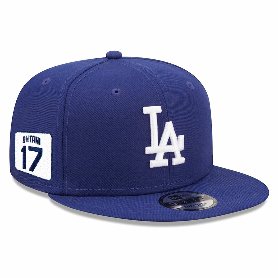 MLB 大谷翔平 ドジャース キャップ ネーム&ナンバーパッチ 9FIFTY Snapback Adjustable Hat ニューエラ/New Era ロイヤル|MLB.NBAグッズショップ SELECTION