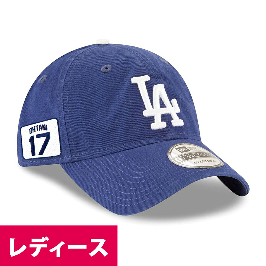 MLB 大谷翔平 ドジャース 旗がしら レディース 名まえ＆電話番号継ぎ切れ Core Classic 9TWENTY Adjustable ニュー内鰓/New Era ロイヤル