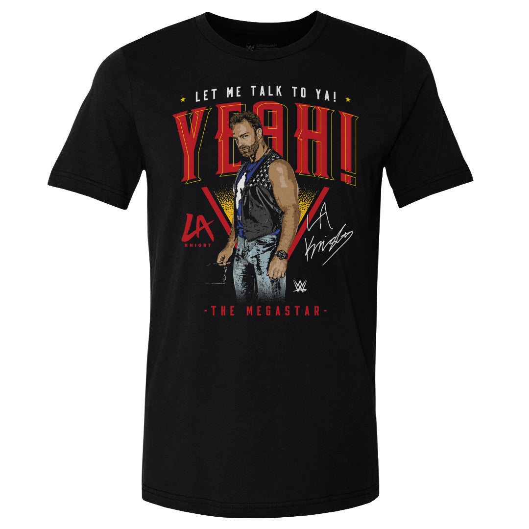 楽天市場】WWE LAナイト Tシャツ Let Me Talk To Ya Text WHT