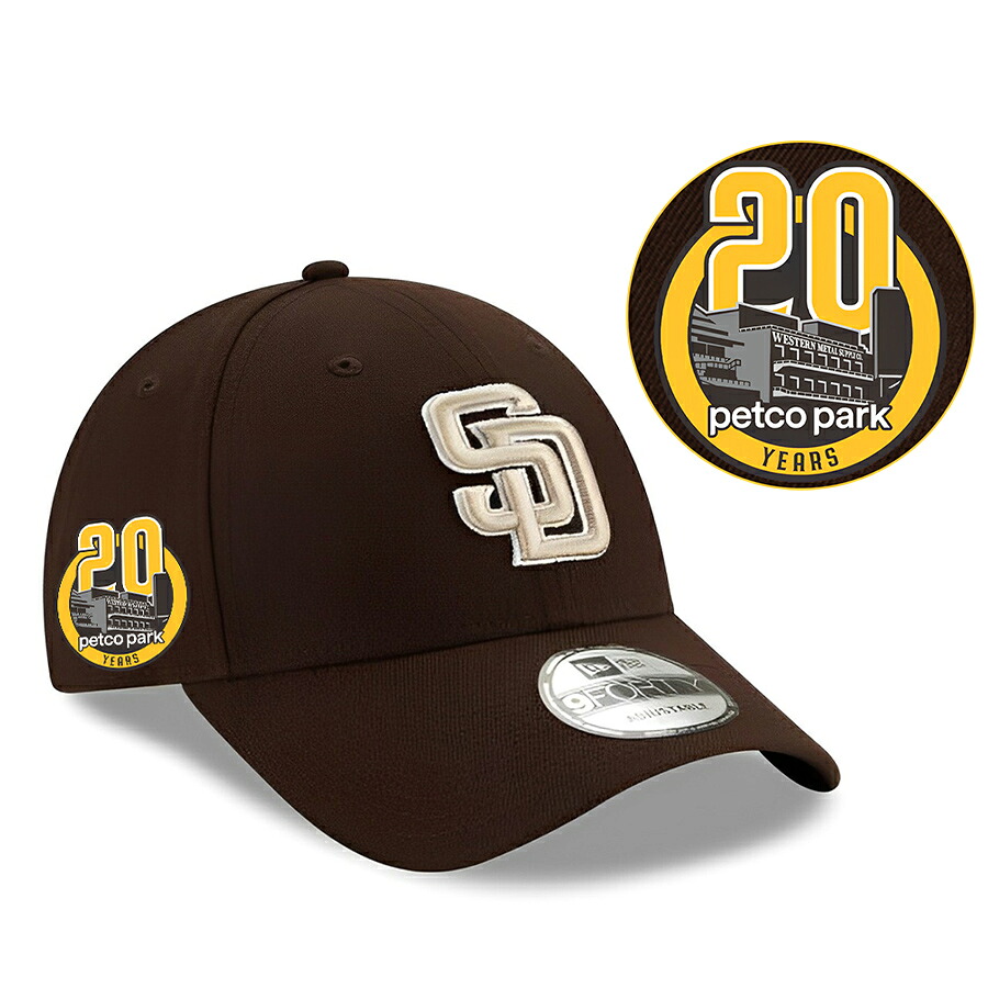 MLB パドレス キャップ 9FORTY The League Adustable Cap ペトコパーク 20周年記念パッチ ニューエラ/New Era オルタネート