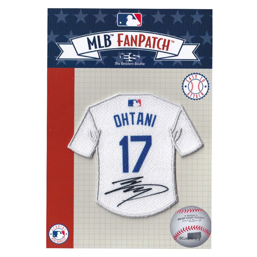大谷翔平LAドジャースMLBファンワッペンとピンセット 大谷翔平 ロサンゼルス・ドジャース ツーパック Hollywood Star