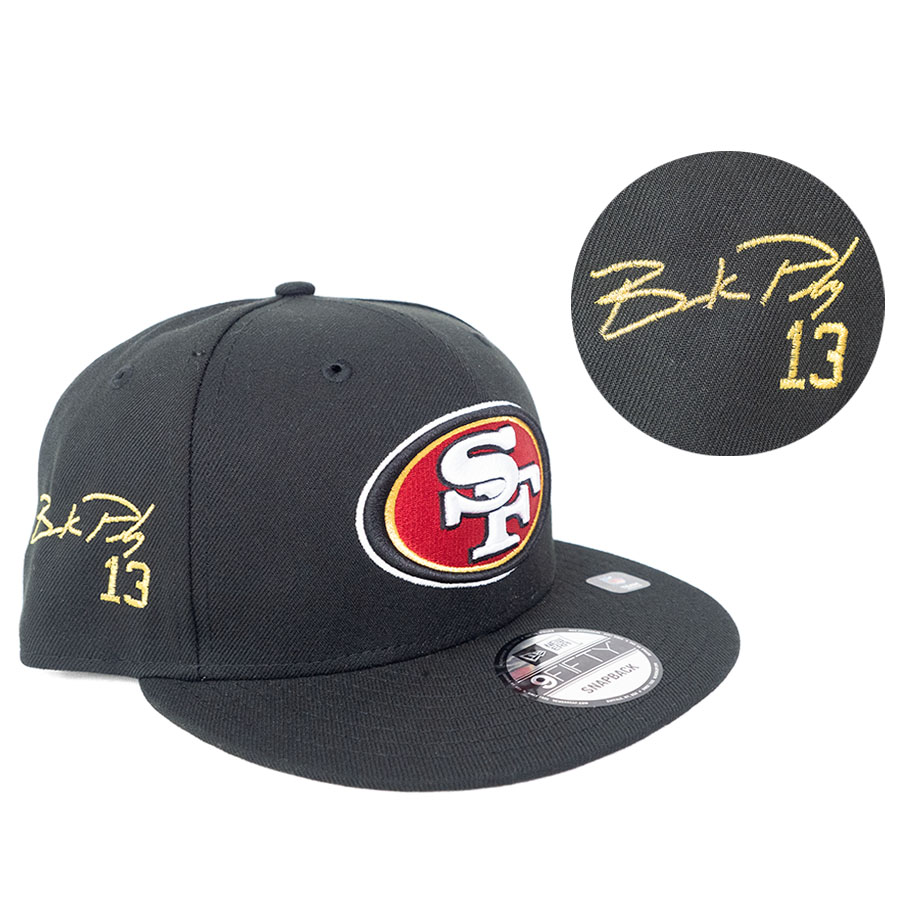 NFL ブロック・パーディ 49ers キャップ 【サイン刺繍】The League 9FIFTY Adjustable Hat ニューエラ/New Era ブラック