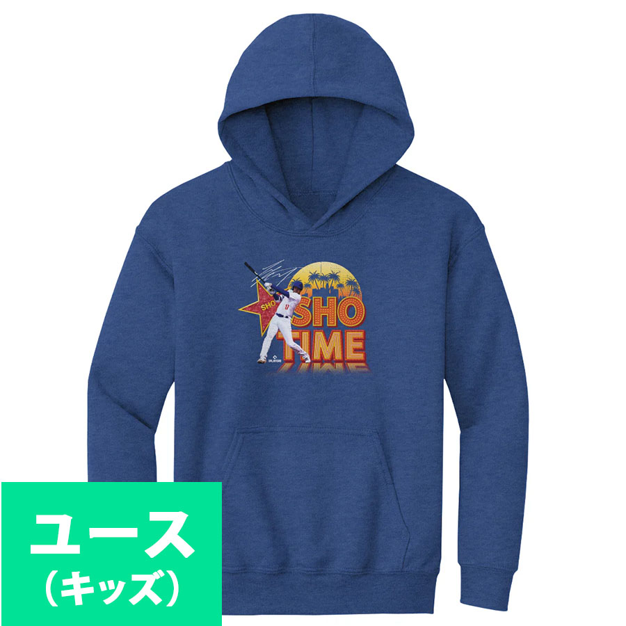 MLB 大谷翔平 ドジャース パーカー ユース キッズ Los Angeles D Sho Time Sign Hoody 500LEVEL ロイヤル｜MLB.NBAグッズショップ　SELECTION