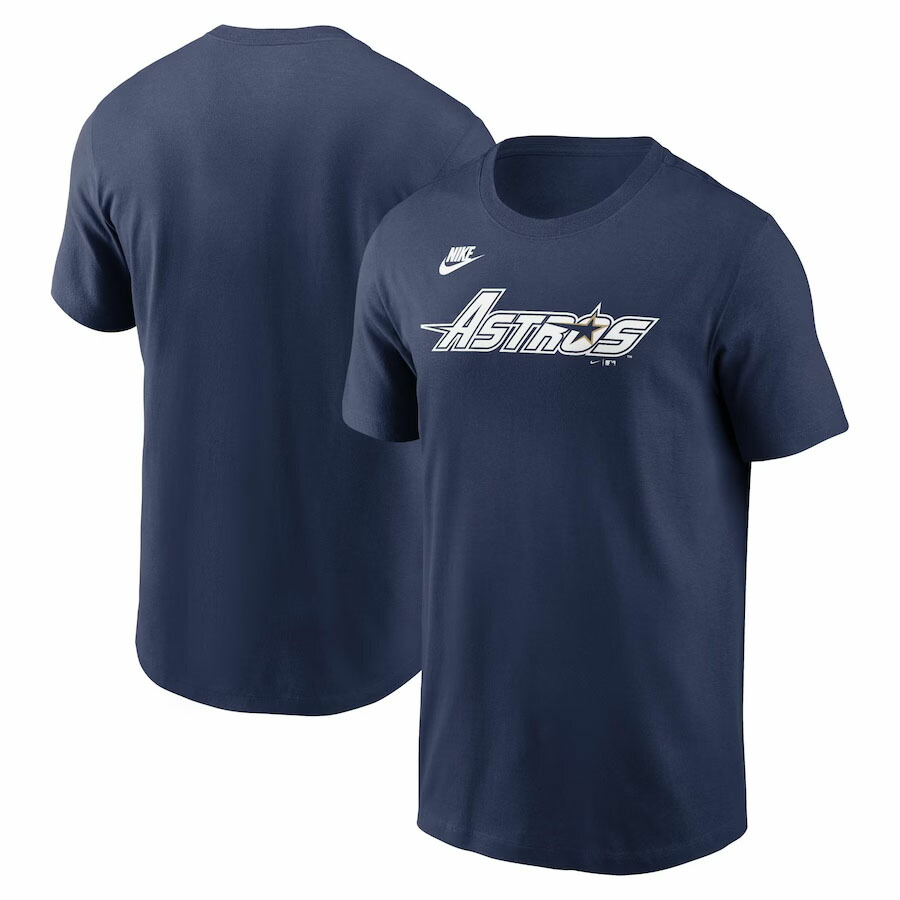 MLB アストロズ Tシャツ クーパーズタウン Cooperstown Wordmark T-Shirt ナイキ/Nike ミッドナイトネイビー