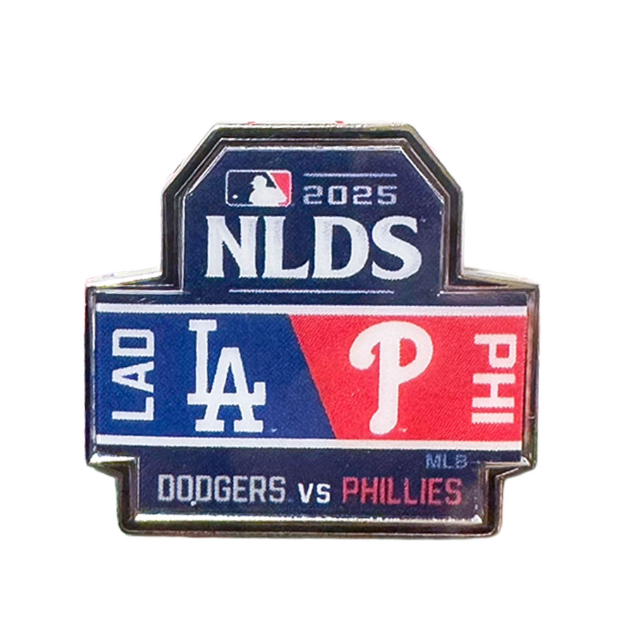 MLB ドジャース＆フィリーズ ピンバッジ 【球場限定】ディビジョンシリーズ ピンズPST25