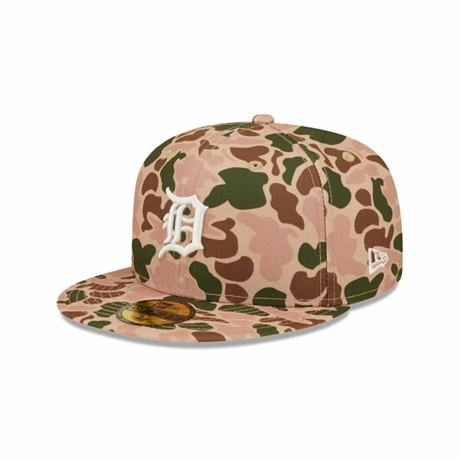 MLB タイガース キャップ 【海外版】WS1984 サイドパッチ59FIFTY Fitted Hat ニューエラ/New Era ダックカモ