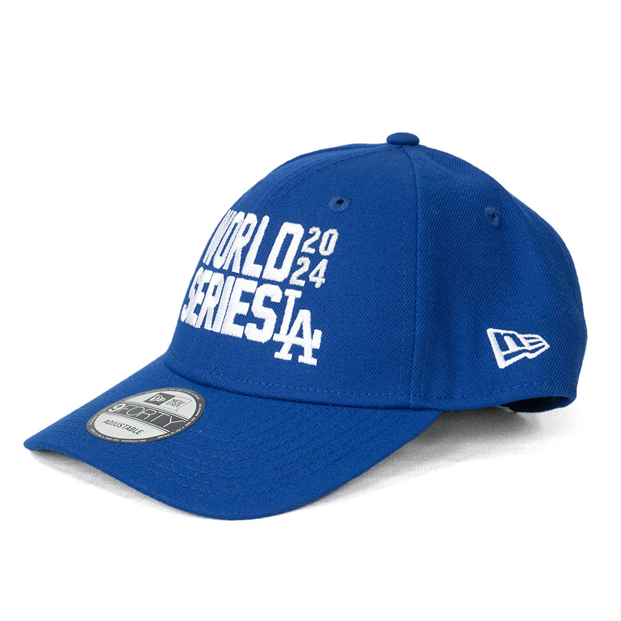 MLB ドジャース キャップ 【海外版】ワールドシリーズ2024 進出記念 Wordmark 9FORTY Adj Hat ニューエラ/New Era ロイヤル|MLB.NBAグッズショップ SELECTION