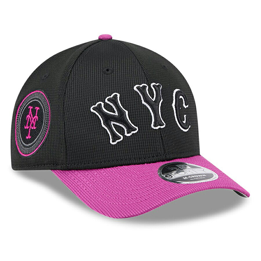 MLB メッツ キャップ 【海外モデル】バッティング プラクティス シティーコネクト 9FORTY M-CROWN ニューエラ/New Era Navy/Pyuple