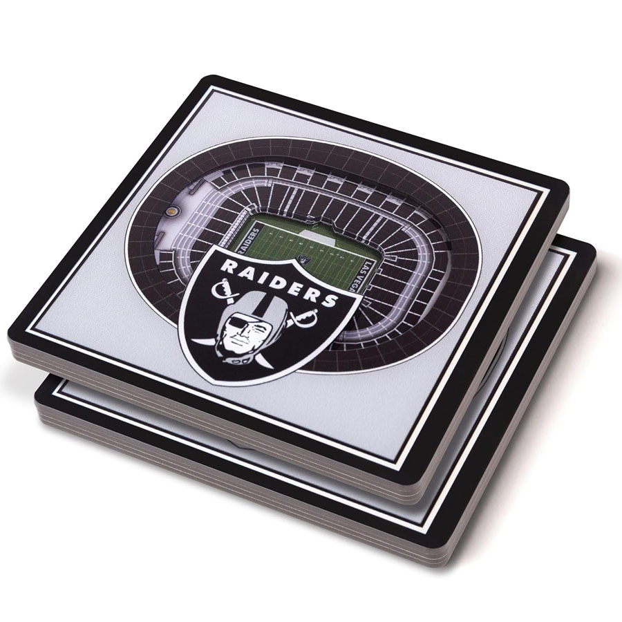 NFL レイダース グッズ 【現地買付】3D スタジアム レプリカ コースター NFL