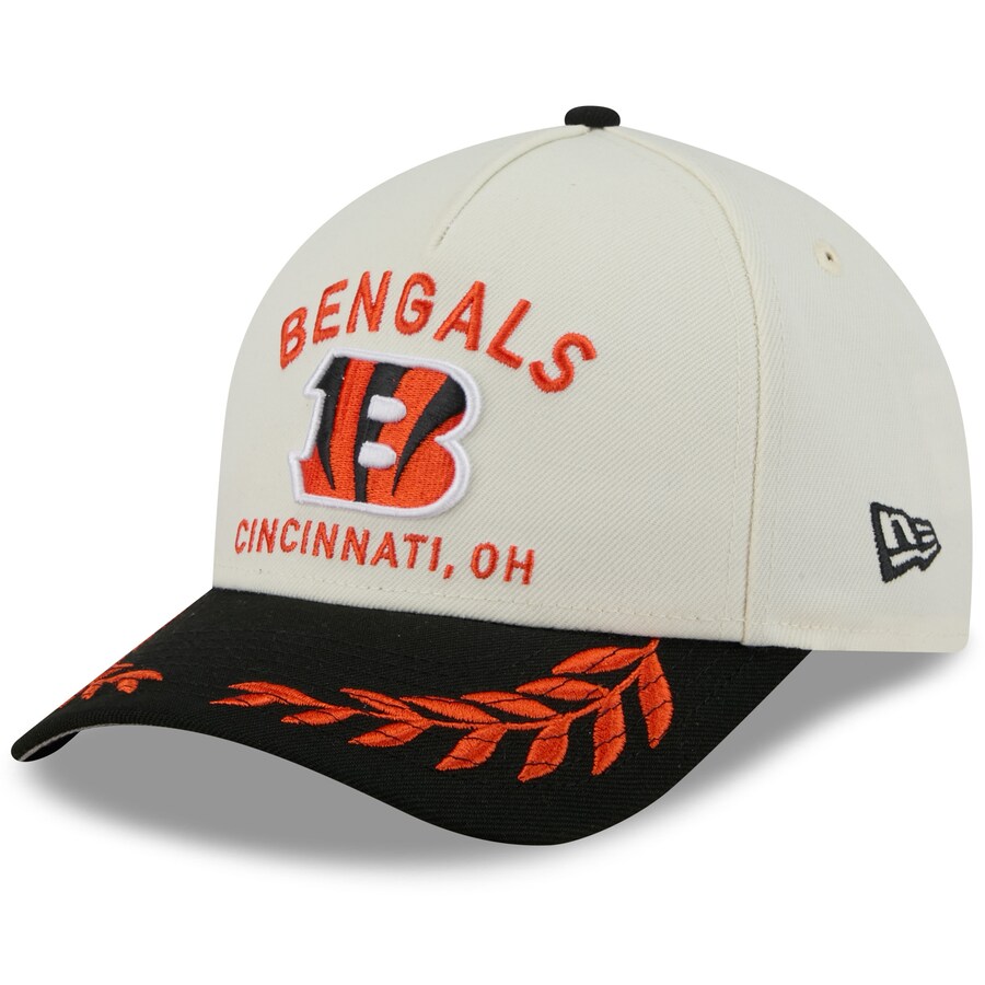 NFL ベンガルズ キャップ 2025 NFL ドラフト 9FORTY A-Frame M-Crown Adjustable Hat ニューエラ/New Era クリーム/ブラック