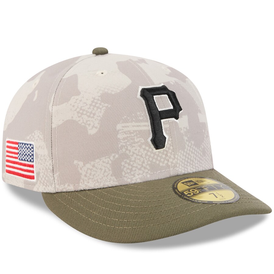 MLB パイレーツ キャップ 【海外モデル】 アームドフォーシズデー2025 On-Field 59FIFTY ニューエラ/New Era ベージュ オリーブ