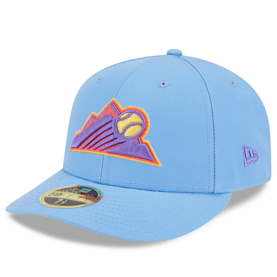 MLB ロッキーズ キャップ 2025 シティーコネクト ロープロファイル 59FIFTY LP Fitted ニューエラ/New Era ライトブルー