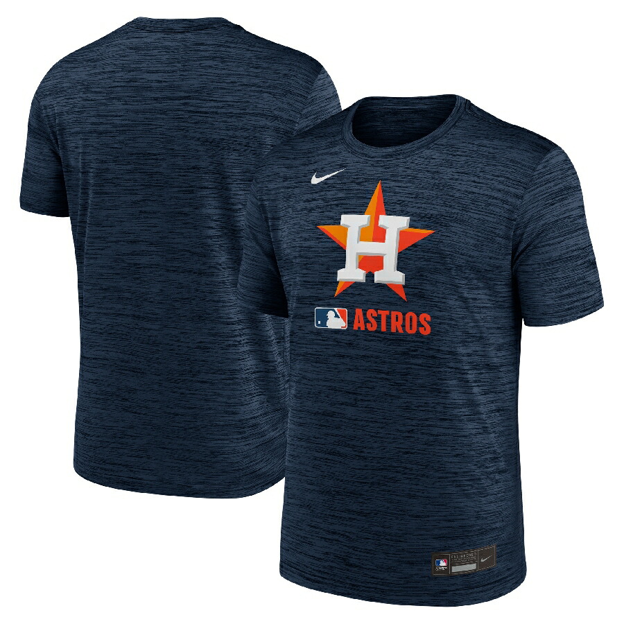 MLB アストロズ プルオーバー オーセンティック AC ベロシティー Performance T-Shirt ナイキ/Nike ミッドナイトネイビー【nkac】