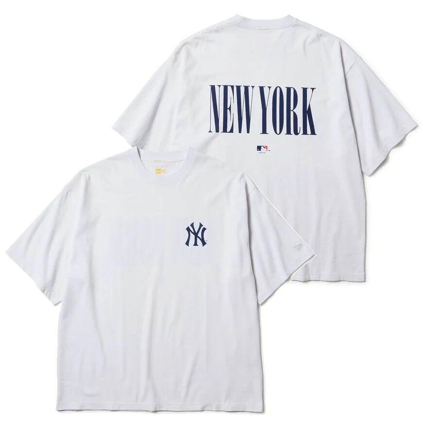 MLB ヤンキース Tシャツ オーバーサイズ T-Shirt 中津川吾郎 MIN-NANO ニューエラ/New Era ホワイト【nejp】