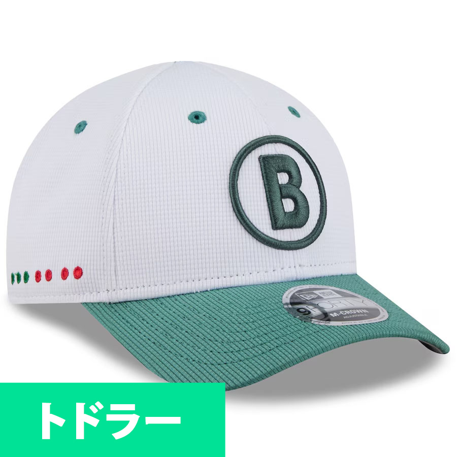 MLB レッドソックス キャップ 2025 シティーコネクト バッティングプラクティス 9FORTY M-Crown Adj ニューエラ/New Era ホワイト