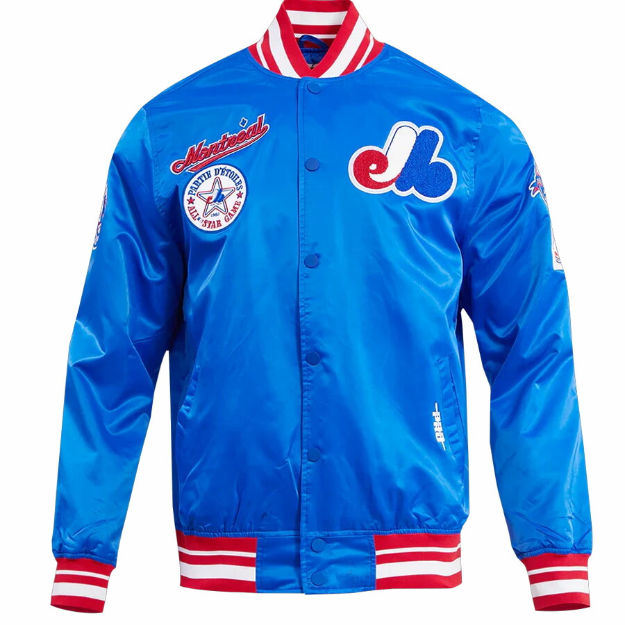 90年代 MLB 旧モントリオール エキスポス　サテンジャケット　スターター　L 90年代 MLB 旧モントリオール エキスポス サテンジャケット スターター