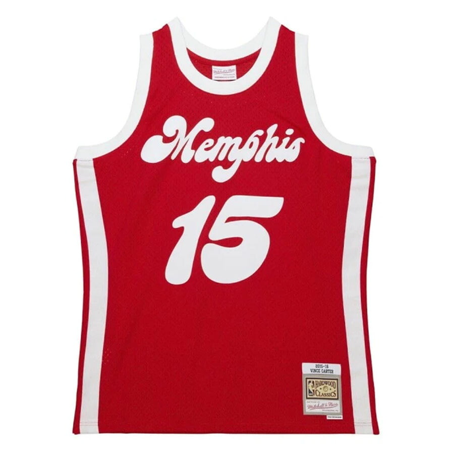 NBA ヴィンス・カーター グリズリーズ ユニフォーム 復刻 スウィングマン (2015-16) ミッチェル＆ネス/Mitchell & Ness レッド｜MLB.NBAグッズショップ　SELECTION
