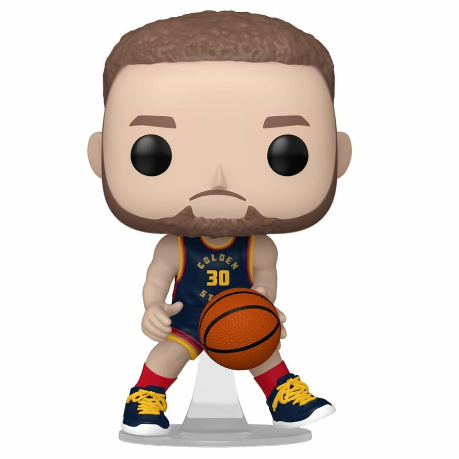 NBA ステファン・カリー ウォリアーズ フィギュア ファンコ Pop! Collectible Figure Funko ネイビー（24-25 シティ）