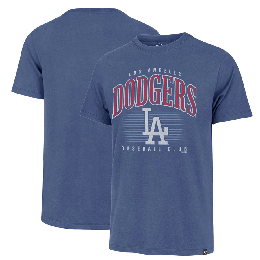 MLB ドジャース Tシャツ 【現地買付】ダブルヘッダー T-Shirt 47Brand ロイヤル